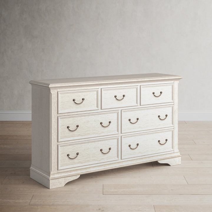 Nestor Antique White 7 Drawer Dresser Birch Lane™