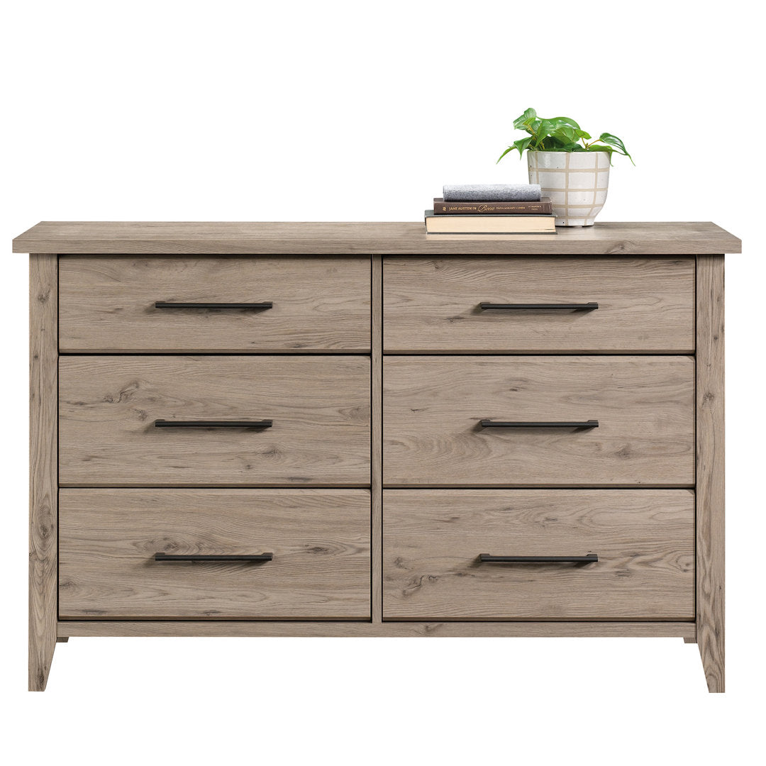 Freda 6 Drawer 50.9" W Double Dresser Union Rustic Color: Laurel Oak
