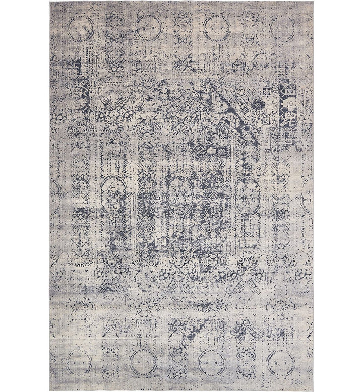 Corteney Oriental Gray Area Rug Alcott Hill® Rug Size: Rectangle 8' x 10'