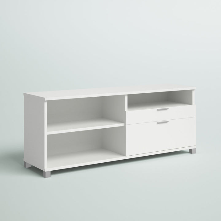 Idael 2 - 72W Credenza with 2 Drawers Ivy Bronx Finish: White