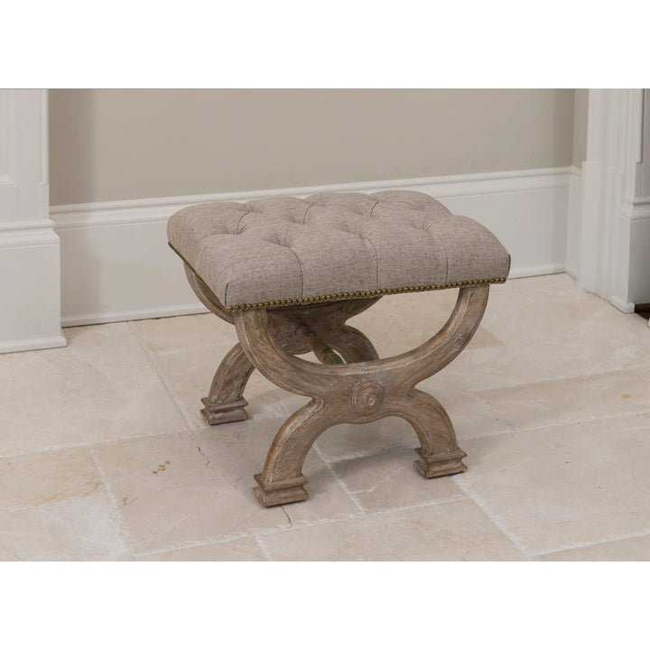 Chapman Wood Vanity Stool One Allium Way®