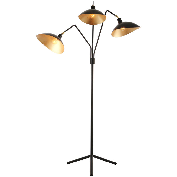Hopson 70" Tree Floor Lamp AllModern Base Finish: Black