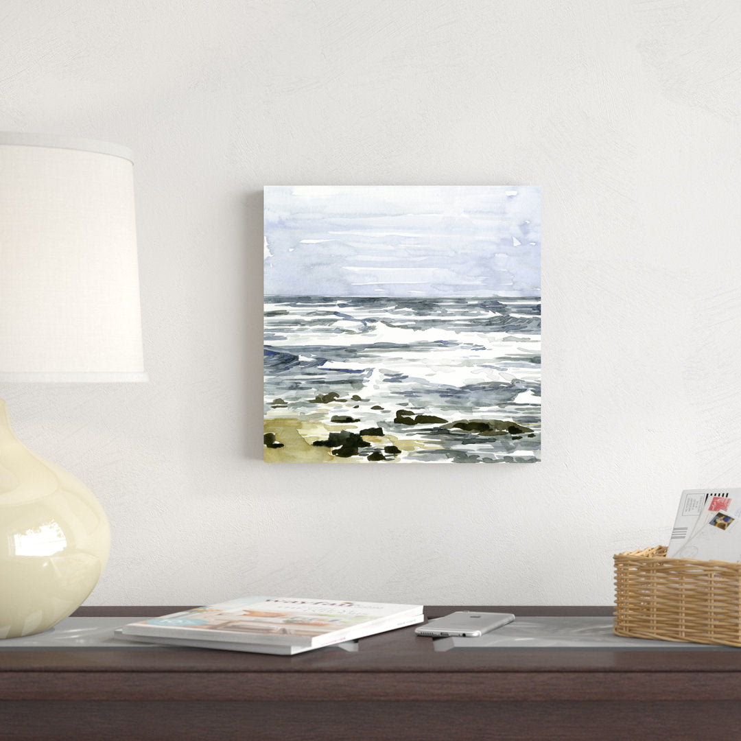 Loose Seascape I Red Barrel Studio® Size: 12" H x 12" W
