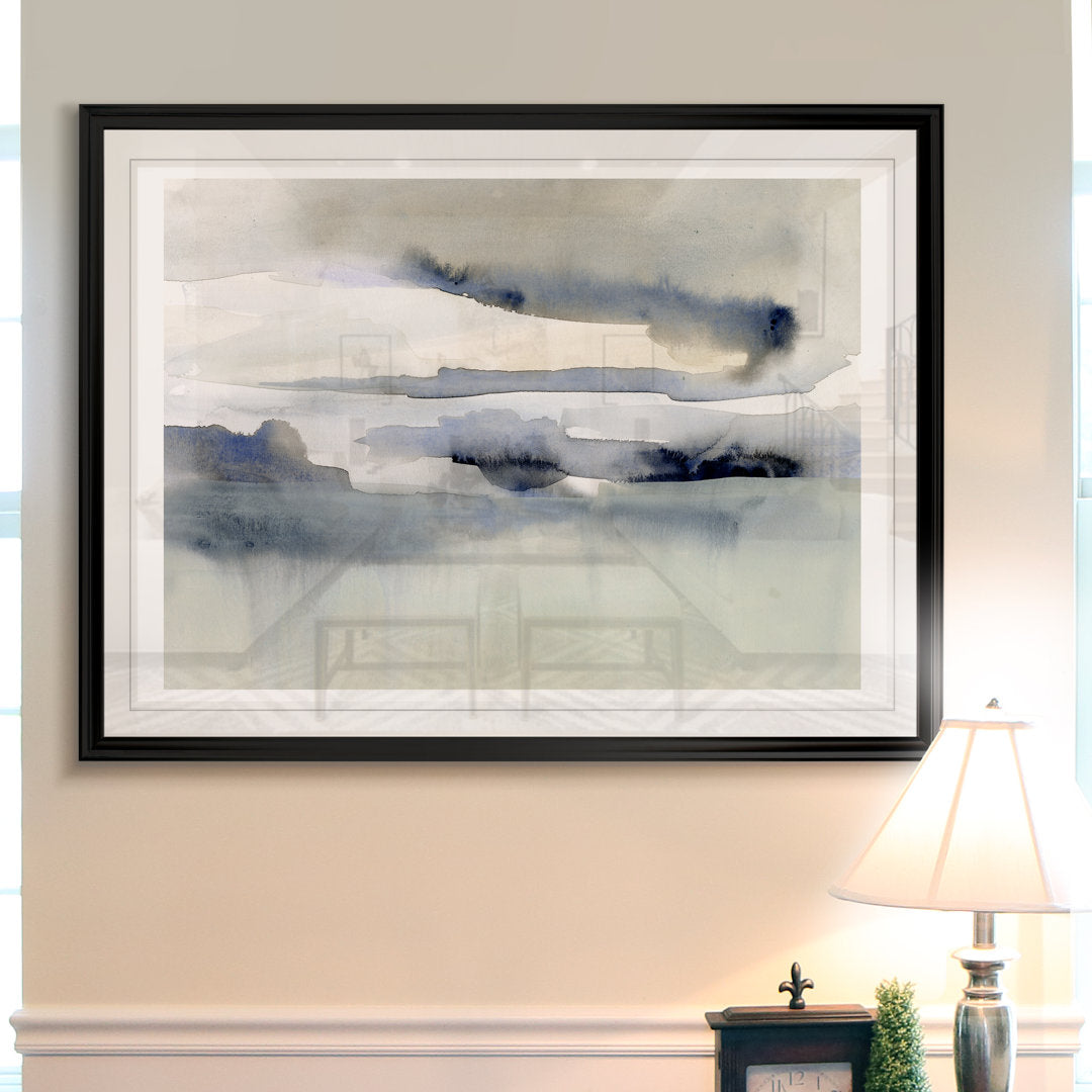 Passing Through II - Painting Mercury Row® Size: 18.5" H x 24.5" W x 1.5" D Format: Black Framed