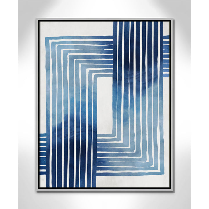 In Unison by Eva Watts - Painting Print Joss & Main Size: 29.5" H x 23.5" W x 2" D Format: Silver Framed Canvas