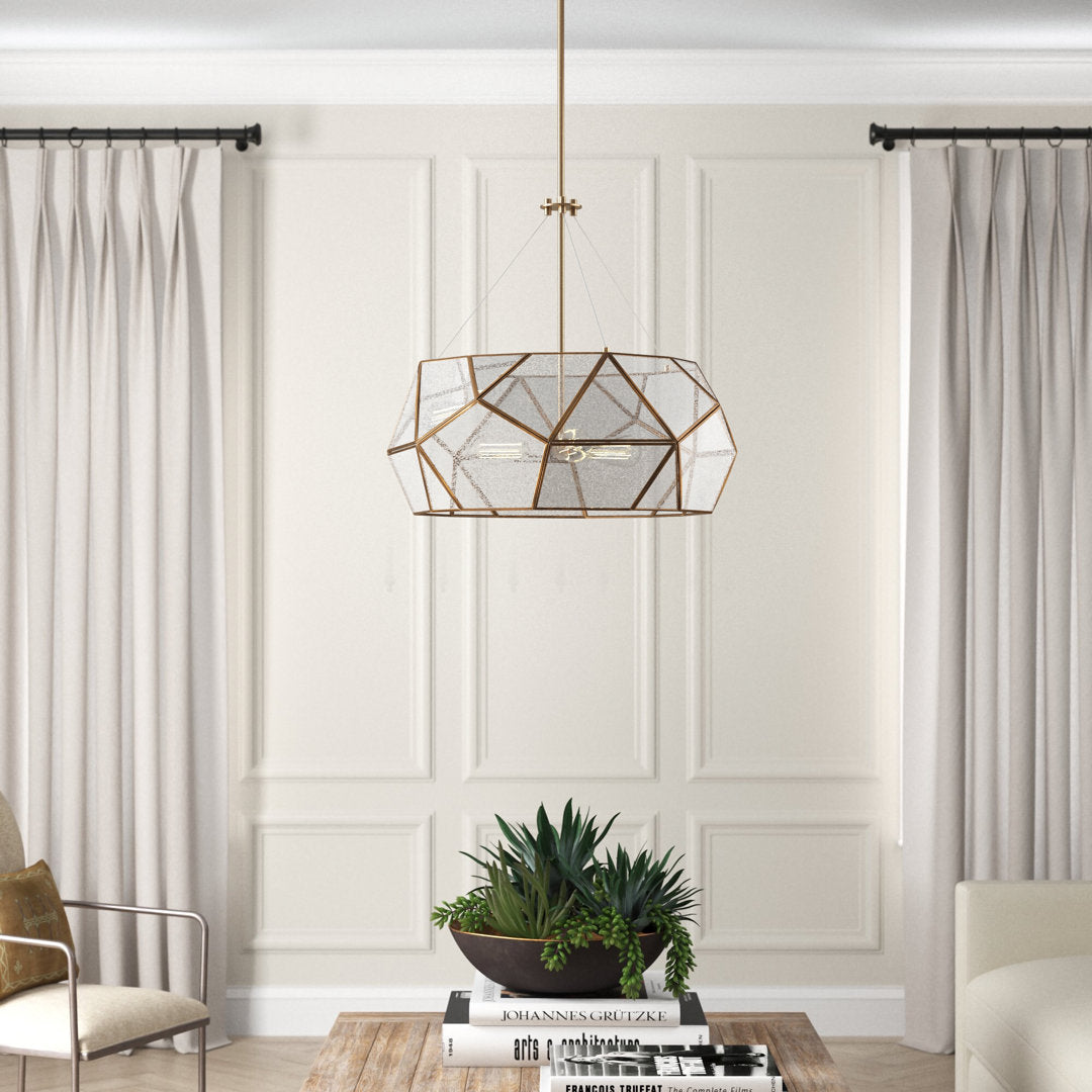 Alexander Single Drum Pendant Greyleigh™ Size: 28.5" H x 24" W x 24" D