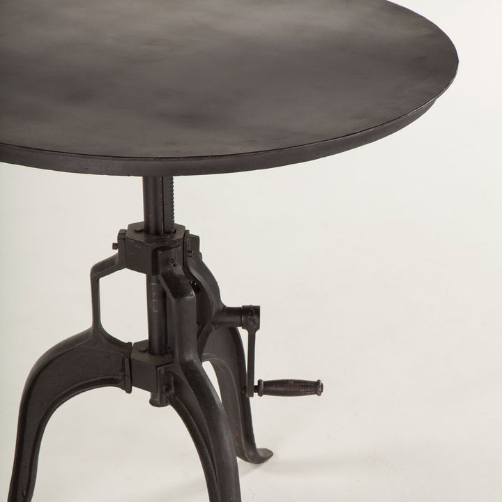 Hackett Adjustable Metal End Table Williston Forge