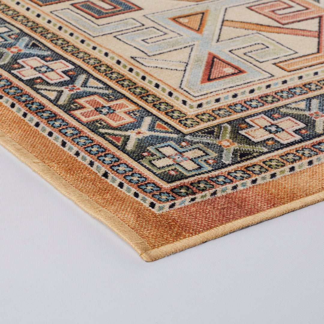 Ovid Oriental Machine Woven Area Rug AllModern Rug Size: Rectangle 3'2" x 4'6"