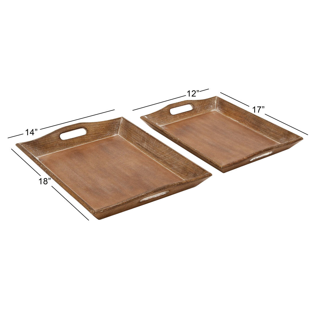 Dublin 2 Piece Coffee Table Tray Set Birch Lane™