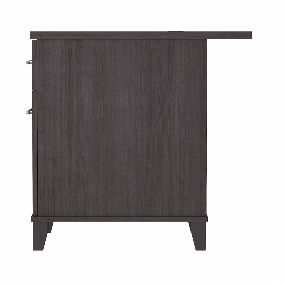 Magomed Executive Desk Gracie Oaks Color: Storm Gray
