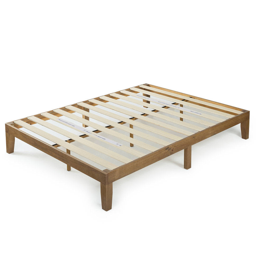 Jowita Wood Platform Bed Frame Wrought Studio™ Color: Brown Size: King