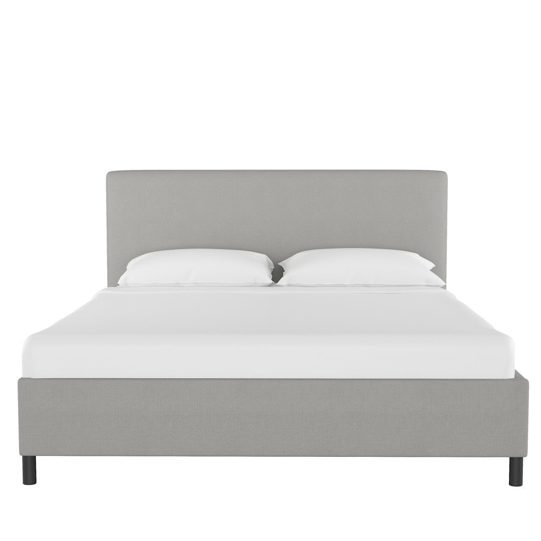 Pyburn Upholstered Low Profile Platform Bed Mercury Row® Color: Linen Gray Size: California King