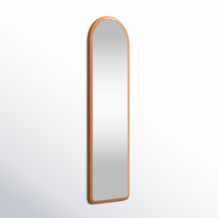 Norphlet Arched Full Length Mirror with Stand, Fully Assembled Dressing Wall-Mounted Mirror Wade Logan®