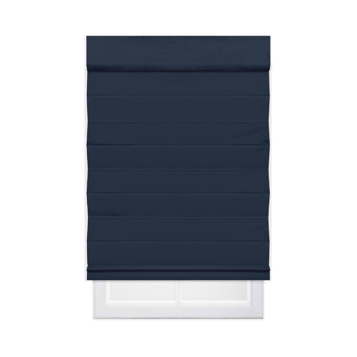 Cordless Blackout 100% Cotton Roman Shade with Cellular Shade Backing Symple Stuff Size: 59"W x 72"L Finish: Navy