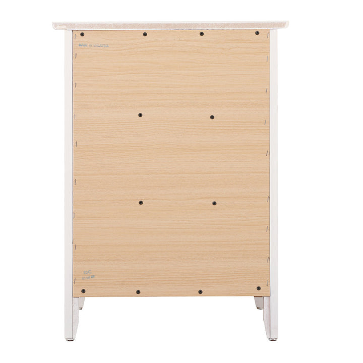 Emjay 3 - Drawer Nightstand Glory Furniture Color: White