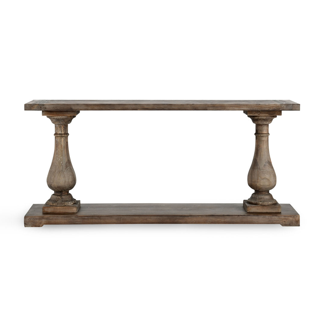 Farrer 71" Solid Wood Console Table Ophelia & Co.