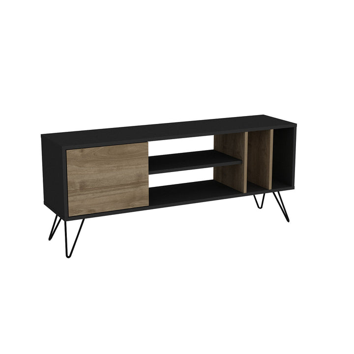 Umaima TV Stand for TVs up to 65" Wrought Studio™ Color: Walnut/Black