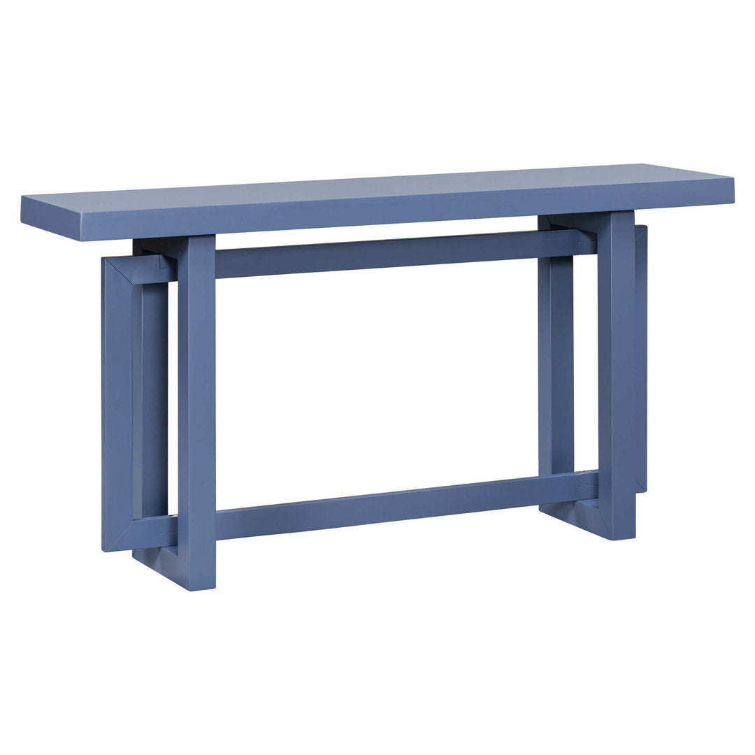 Thedrick 59" Extra Long Entryway Table Console Table 17 Stories Color: Blue