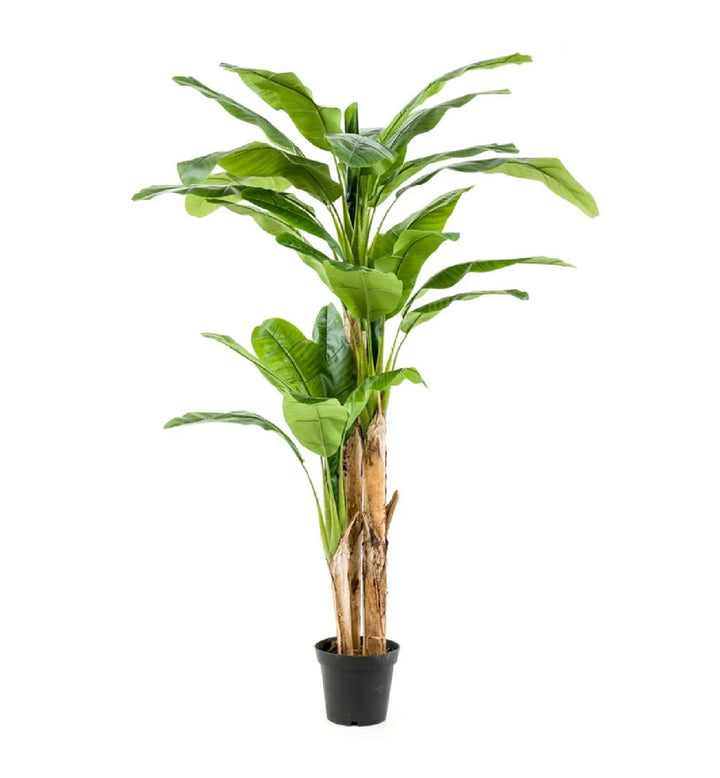 Arbre banane artificiel 89 po avec doublure en pot 89 po Primrue