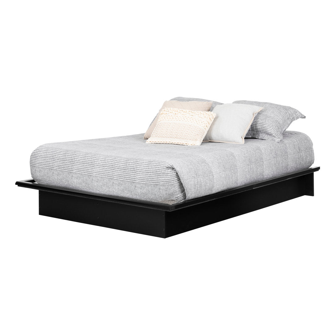 Step One Platform Bed South Shore Color: Black Size: Queen