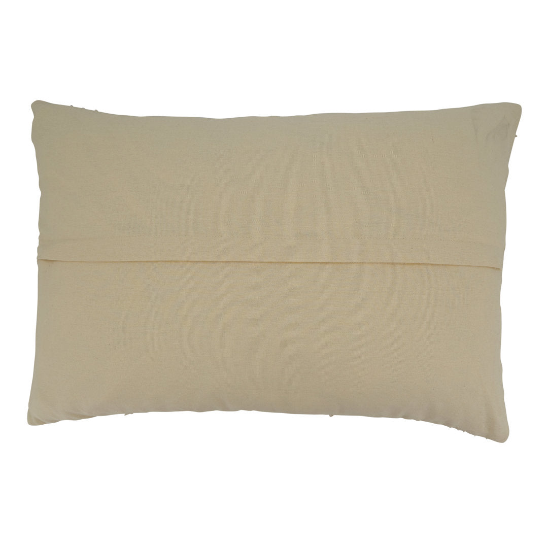 Trivium Rectangular Cotton Pillow Cover & Insert Saro