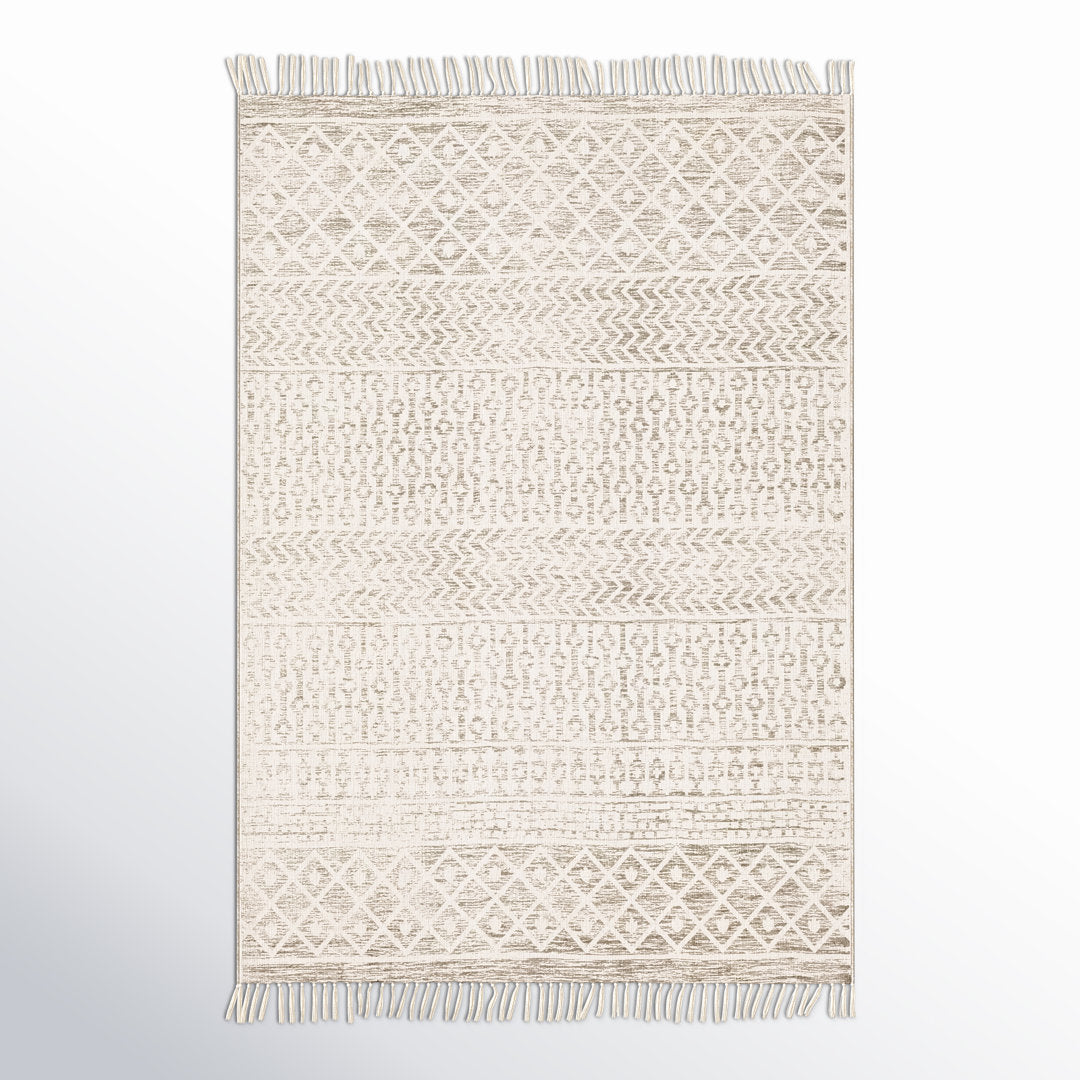 Emmalyn Southwestern Handwoven Cotton Area Rug Langley Street® Rug Size: Rectangle 6' x 9'