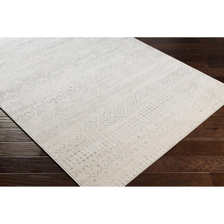 Herrod Machine Woven Gray/Ivory Area Rug Zipcode Design™ Rug Size: Rectangle 2' x 3'