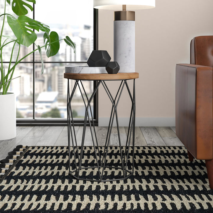 Lupi Drum End Table Mercury Row®
