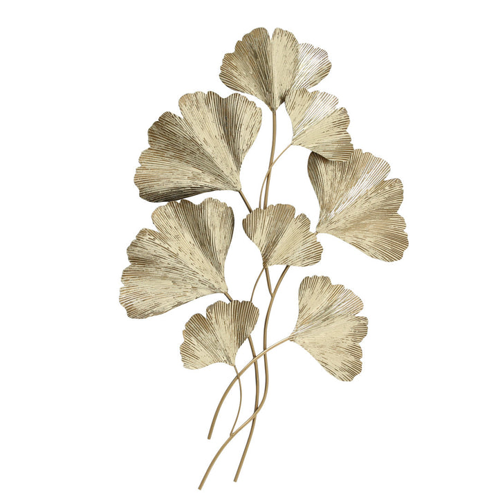 Ginko Leaves Bouquet Wall Décor Everly Quinn