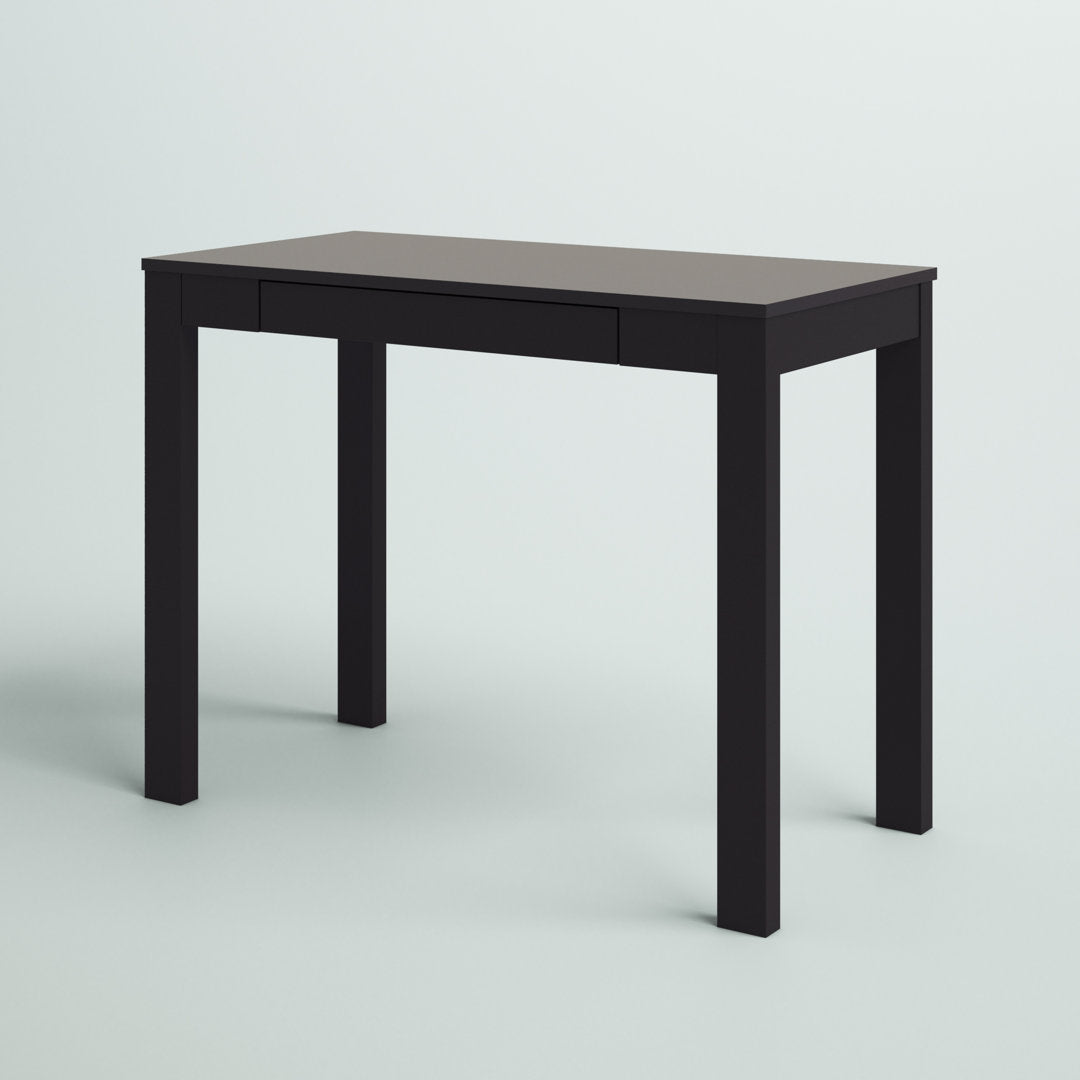 Genthner Writing Desk with Drawer Zipcode Design™ Color (Top/Frame): Espresso/Espresso