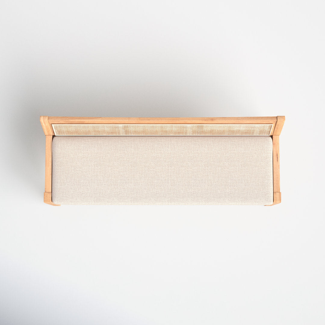 Donner Cane Back Cushioned Bench Joss & Main