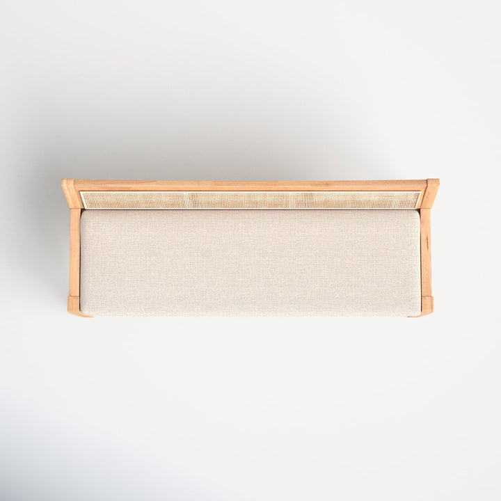 Donner Cane Back Cushioned Bench Joss & Main