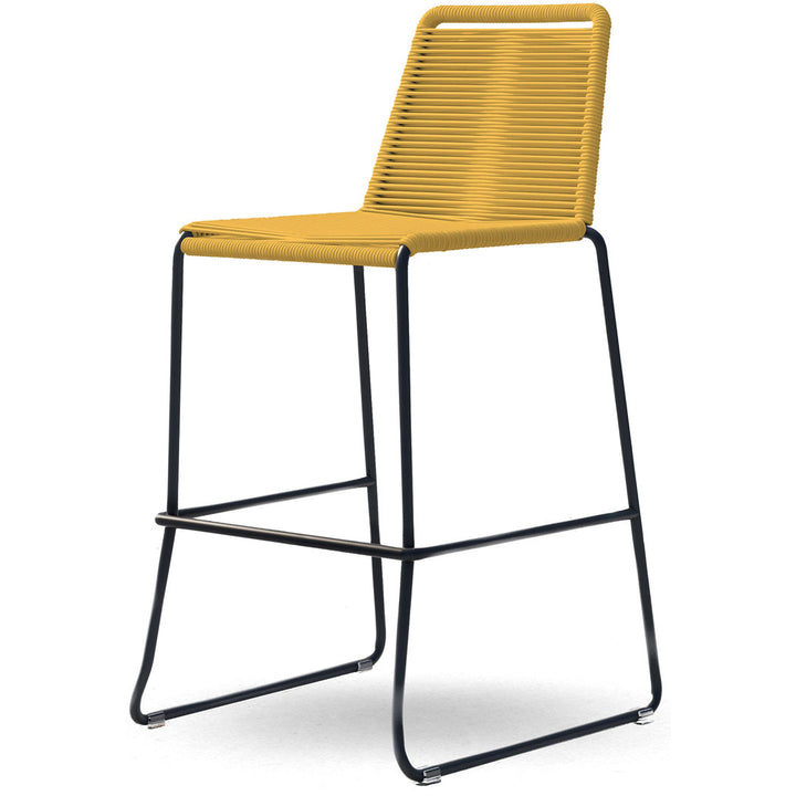 Huron Patio Bar Stool AllModern Color: Curry Yellow Performance Seat Height: Bar Stool (30" Seat Height)