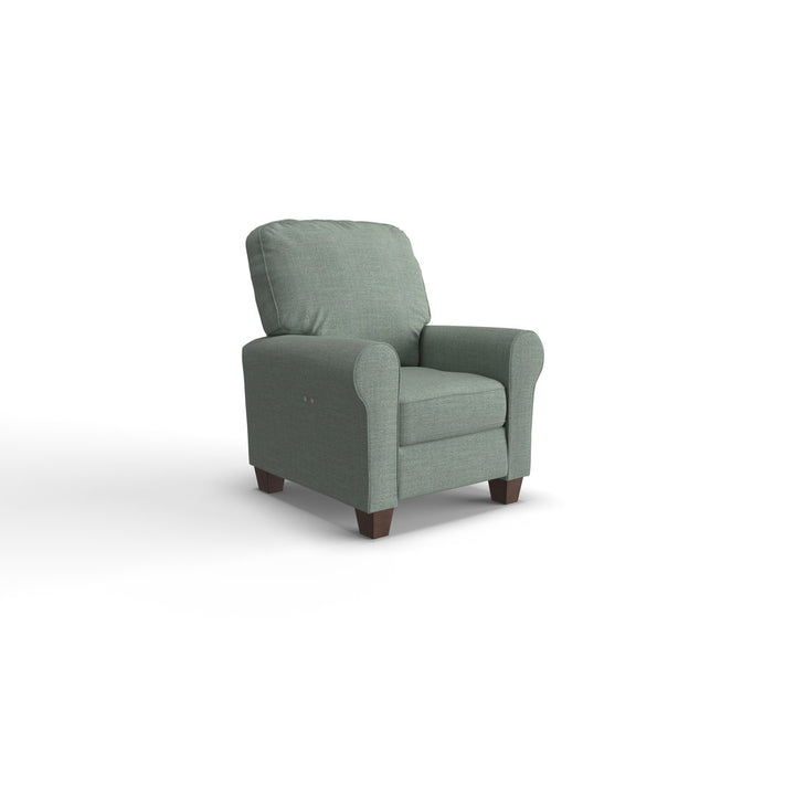 Aghancrossy 35'' Wide Manual Standard Recliner Wayfair Custom Upholstery™ Fabric: Graphite Blue