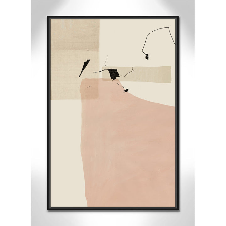 Soft Tempo - Floater Frame Painting on Canvas Joss & Main Frame Color: Black Framed Size: 37.5" H x 25.5" W