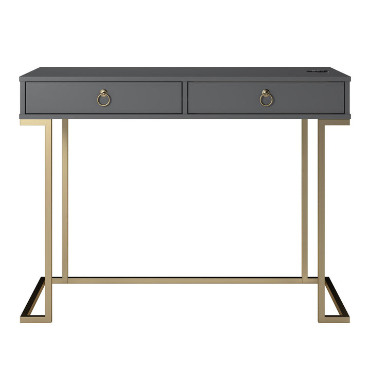 Battista Writing Desk Willa Arlo™ Interiors Color (Top): Graphite Gray