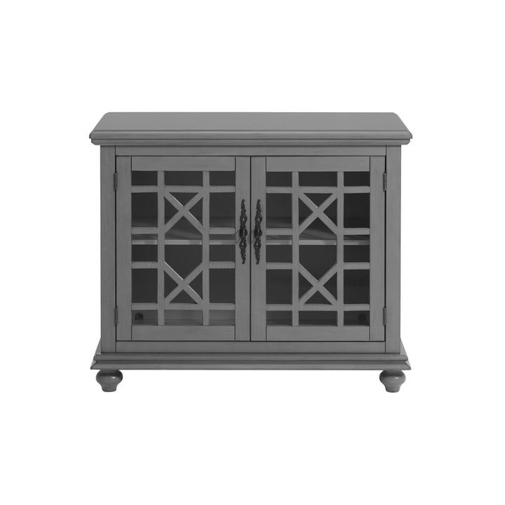 Ahmara 2 - Door Accent Cabinet Three Posts™ Color: Gray