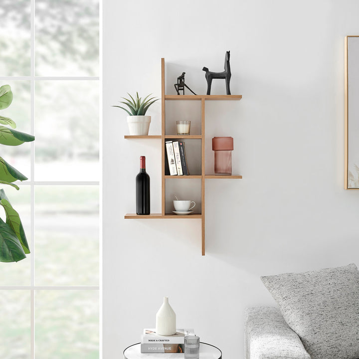 Suffield 4 Piece Accent Shelf Zipcode Design™ Finish: Chestnut