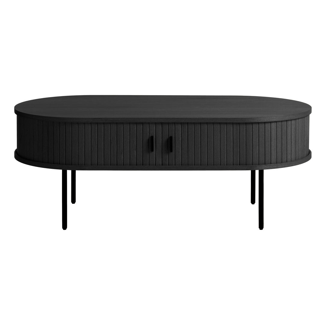 Iris Coffee Table AllModern Color: Black Oak