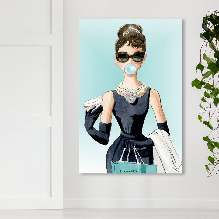 Bubble Gum Jewelry - Graphic Art on Canvas Oliver Gal Prints Size: 15" H x 10" W  Format: Wrapped Canvas