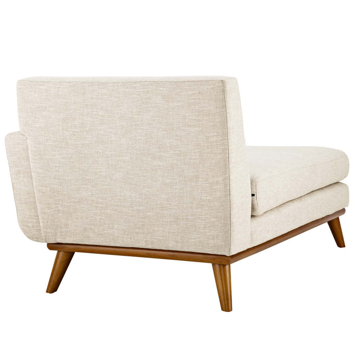 Modway Engage Chaise Modway Upholstery Color: Beige Polyester Blend Orientation: Right Hand Facing