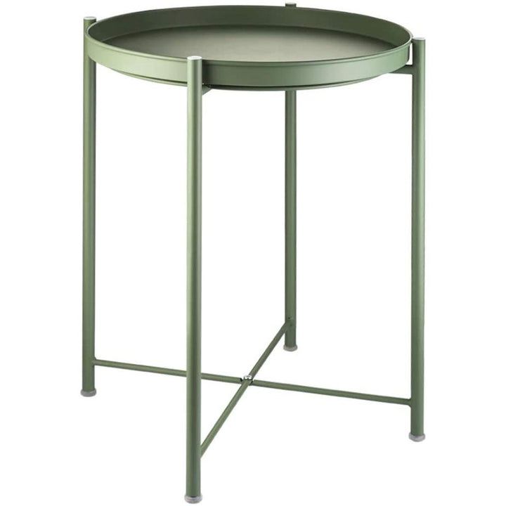 Aizaiah Iron Tray Top End Table Ivy Bronx