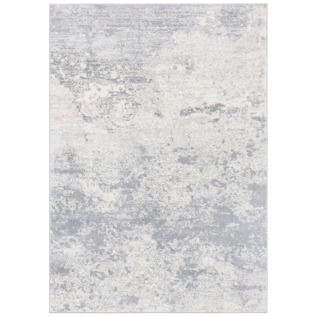 Addison Gray/Ivory Area Rug Steelside™ Rug Size: Rectangle 6' x 9'