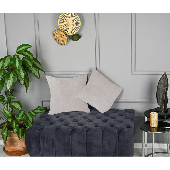 Velvet Throw Square Pillow Cover (Set of 2) Lilijan Home & Curtain Color: 16 Thistle Size: 16" x 16"