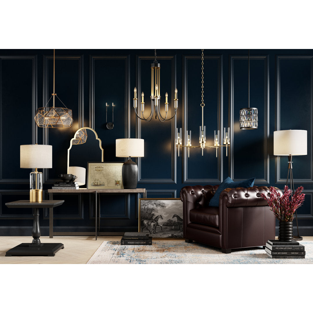 Alexander Single Drum Pendant Greyleigh™ Size: 28.5" H x 24" W x 24" D