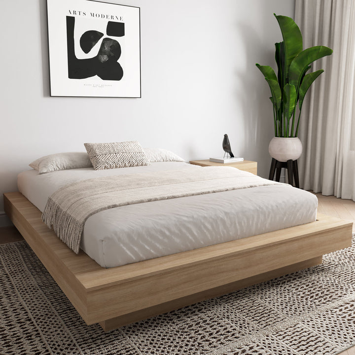Brix Platform Bed Wade Logan® Color: Brown