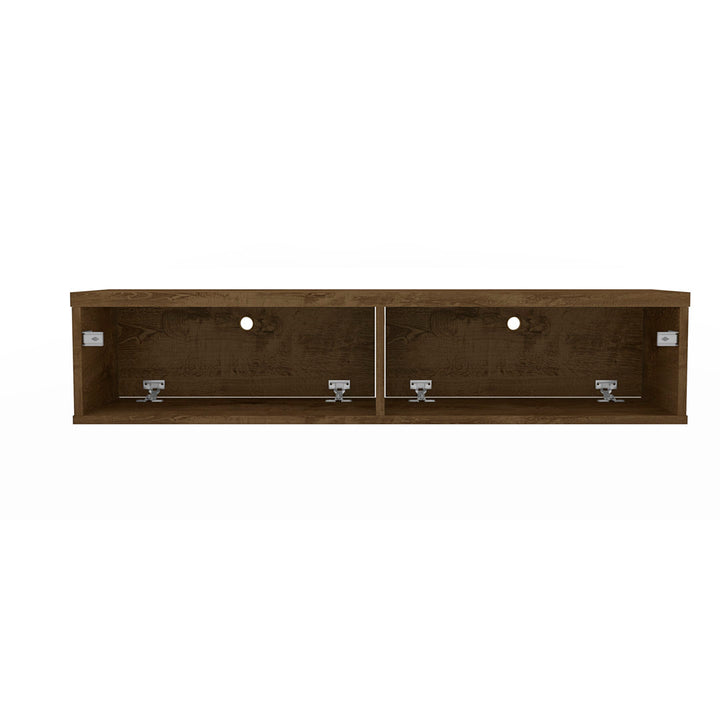 Darryl Floating TV Stand for TVs up to 48" Zipcode Design™ Color: Rustic Brown