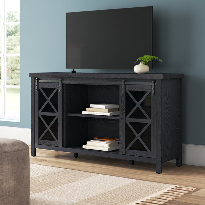 Rauch TV Stand for TVs Up to 65" Laurel Foundry Modern Farmhouse® Color: Black Grain