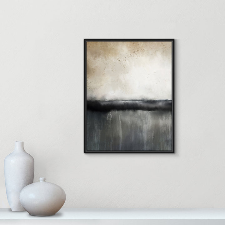 Sunset by Kimberly Allen Print Joss & Main Size: 29.5" H x 23.5" W x 2" D Format: Black Framed Canvas