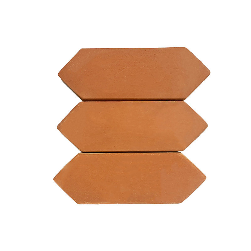 4" x 12" Terra Cotta Wall & Floor Tile Moroccan Mosaic